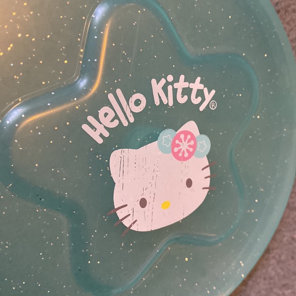 Vintage Y2K Hello Kitty CD DVD PC Video Game Case - Sparkle Glitter Blue - Picture 2 of 7